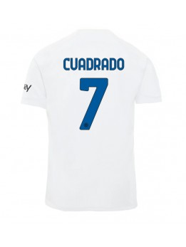Inter Milan Juan Cuadrado #7 Replika Borta Kläder 2023-24 Kortärmad